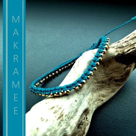 Modell 143 Makramee Armband, Freundschaftsband, Textilschmuck