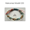 Modell 203 Makramee Armband, Freundschaftsband, Textilschmuck