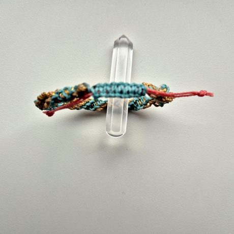 Modell 203 Makramee Armband, Freundschaftsband, Textilschmuck