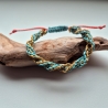 Modell 203 Makramee Armband, Freundschaftsband, Textilschmuck