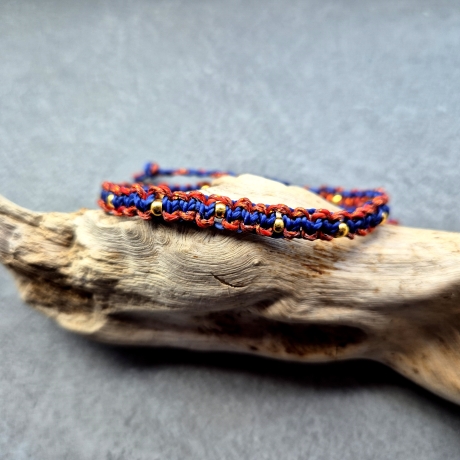 Modell 205 Makramee Armband, Freundschaftsband, Textilschmuck