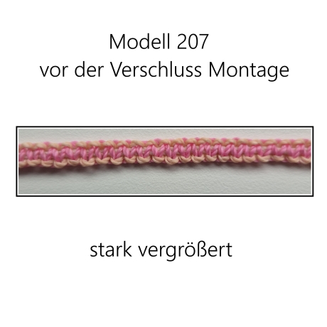 Modell 207 Makramee Armband, Freundschaftsband, Textilschmuck