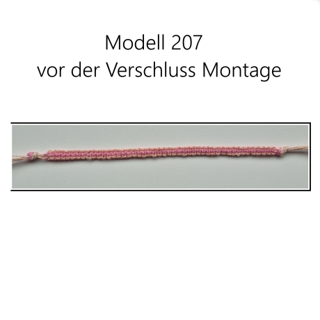 Modell 207 Makramee Armband, Freundschaftsband, Textilschmuck