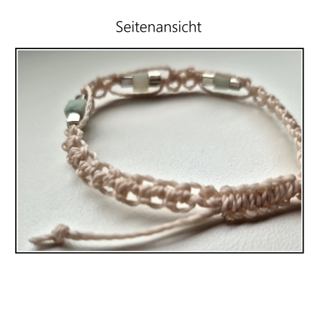 Modell 213 Makramee Armband, Freundschaftsband, Textilschmuck