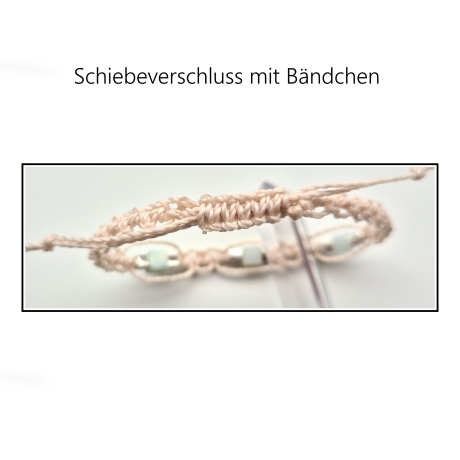 Modell 213 Makramee Armband, Freundschaftsband, Textilschmuck