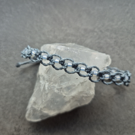 Modell 216 Makramee Armband, Freundschaftsband, Textilschmuck