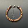 Modell 220 Kumihimo Armband, Freundschaftsband, Textilschmuck