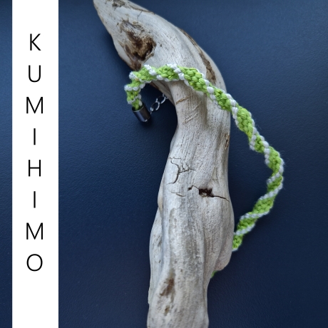 Modell 222 Kumihimo Armband, Freundschaftsband, Textilschmuck