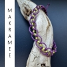 Modell 223 Makramee Armband, Freundschaftsband, Textilschmuck