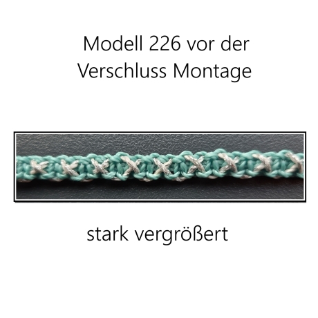 Modell 226 Makramee Armband, Freundschaftsband, Textilschmuck