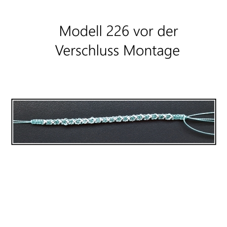 Modell 226 Makramee Armband, Freundschaftsband, Textilschmuck