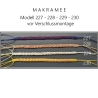 Modell 227 Makramee Armband, Freundschaftsband, Textilschmuck