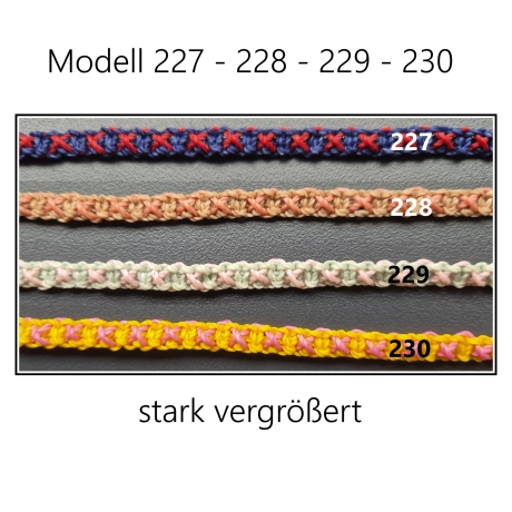 Modell 227 Makramee Armband, Freundschaftsband, Textilschmuck