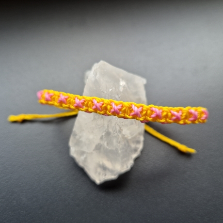 Modell 230 Makramee Armband, Freundschaftsband, Textilschmuck