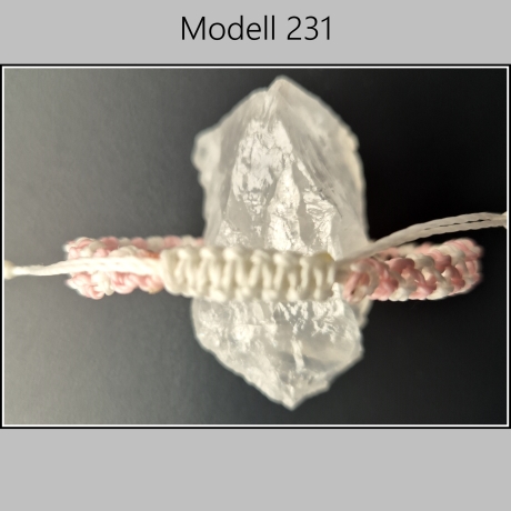 Modell 231 Makramee Armband, Freundschaftsband, Textilschmuck