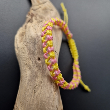 Modell 233 Makramee Armband, Freundschaftsband, Textilschmuck