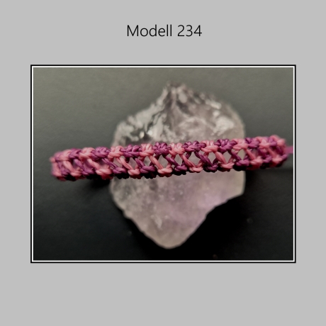 Modell 234 Makramee Armband, Freundschaftsband, Textilschmuck