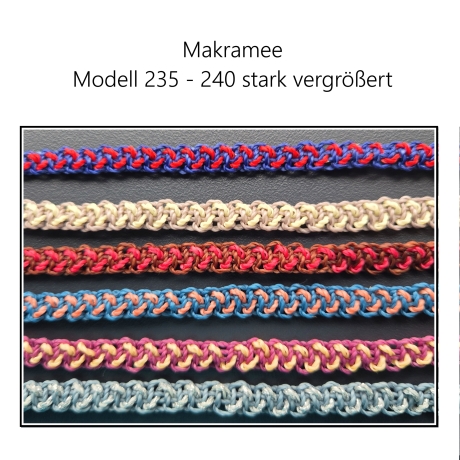 Modell 240 Makramee Armband, Freundschaftsband, Textilschmuck