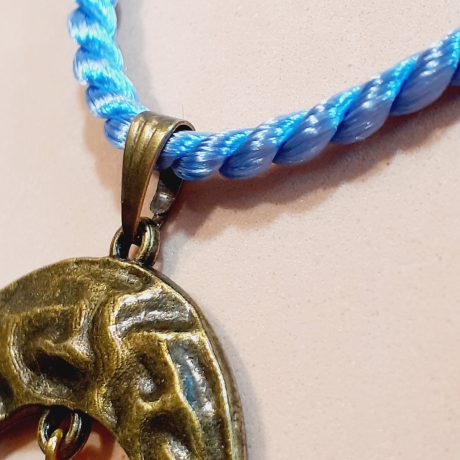 Ketten-Anhänger Glücksengel Halbmond Schmuckanhänger Glücksbringe