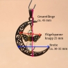 Schutzengel Ketten-Anhänger Halbmond Schmuckanhänger Schmuck Mond