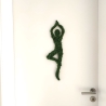 Moosbild Yoga - Türkennzeichnung und Wandschmuck Yogaraum