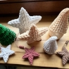 Tannenbaum Sterne Wichtel Strickoptik ** Weihnachtsdeko