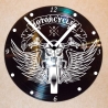 Schallplattenuhr Wanduhr Motorcycles