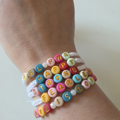 Glücksbringer Makramee Armband | Freundschaftsarmband 