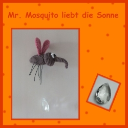 Häkelanleitung ♡ Mr. Mosquito liebt die Sonne♡ 