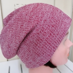 Damenmütze Beanie Strickmütze Damen Loop Stirnband - Feinstrick