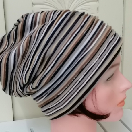 Damenmütze, Beanie, Strickmütze Damen, Loop, Stirnband Feinstrick
