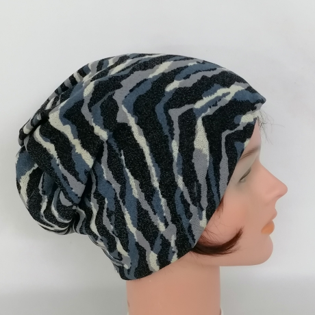 Damenmütze Beanie Strickmütze Damen Loop Stirnband - Feinstrick