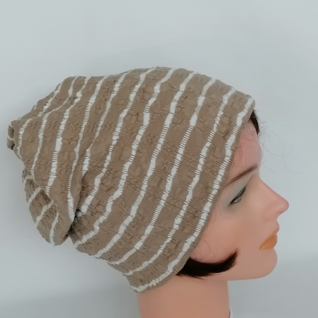 Damenmütze Beanie Strickmütze Damen Loop Stirnband - Feinstrick