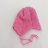 Baby Mütze 0-3 Monate Teufelsmütze gestrickt Babymütze
