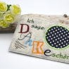 Stickdatei Danke Mug Rug Tassenteppich 13x18cm