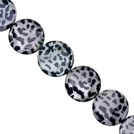 Muschel Perlen rund 20mm flach