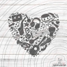 Musik Herz Plotterdatei SVG DXF