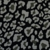Musselin Leo grau schwarz Double Slub Meltem Swafing