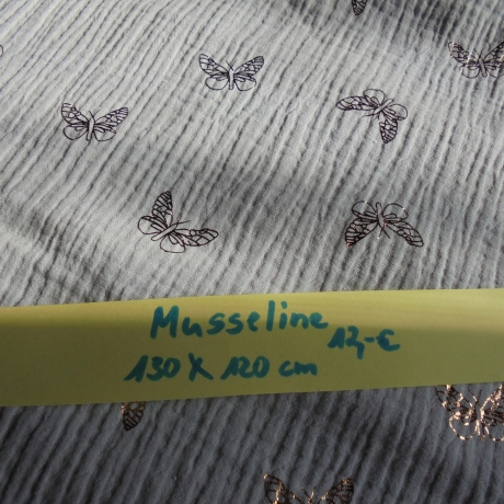 Stoffrest - Reststoff - Reststück - Musselin