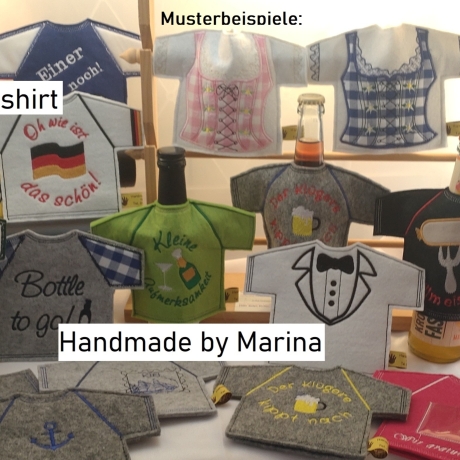 Flaschen Shirt Deutschland Oh wie ist das schön 0,33l Flaschen 