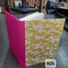 Notizbuch, ca. A6, blanko, handgemacht, Chiyogamipapier, Gewebe