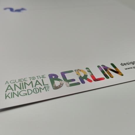 Postkarte A5 Animal Guide #1 Berlin Grafikdesign Urban Natur Tier