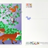 Postkarte A5 Animal Guide #1 Berlin Grafikdesign Urban Natur Tier