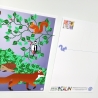 Postkarte A5 Animal Guide #1 Berlin Grafikdesign Urban Natur Tier