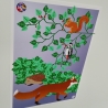 Postkarte A5 Animal Guide #1 Berlin Grafikdesign Urban Natur Tier