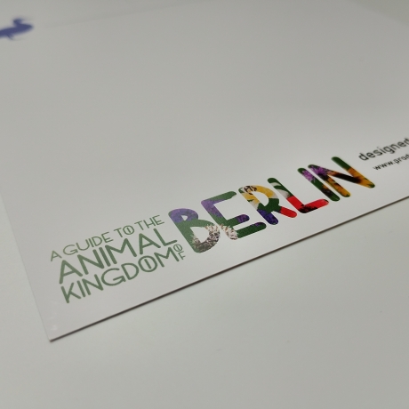 Postkarte A5 Animal Guide #2 Berlin Grafikdesign Urban Natur Tier