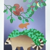 Postkarte A5 Animal Guide #3 Berlin Grafikdesign Urban Natur Tier