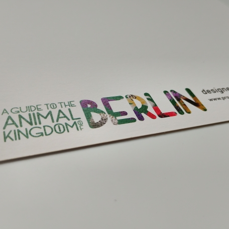 Postkarte A5 Animal Guide #3 Berlin Grafikdesign Urban Natur Tier
