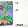 Postkarte A5 Animal Guide #3 Berlin Grafikdesign Urban Natur Tier