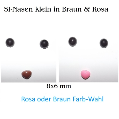 Teddy-Nase Sicherheitsaugen Plüschtier-Nase Hundenase Stubsnase
